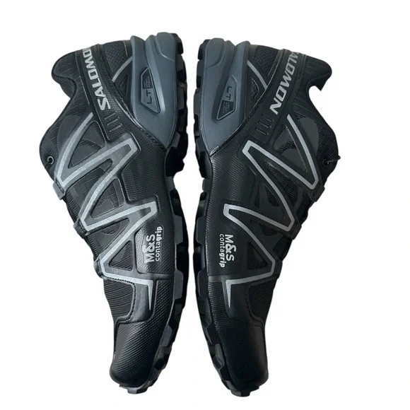 Salomon Speedcross 3 Black Silver Unisex Athletic Shoes M10/W11 NIB - Picture 4 of 6